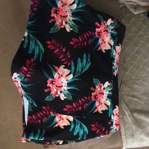 Charlotte Russe floral skort